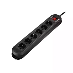 Kabl Surge Hama 1.5m 6 uticnica crni