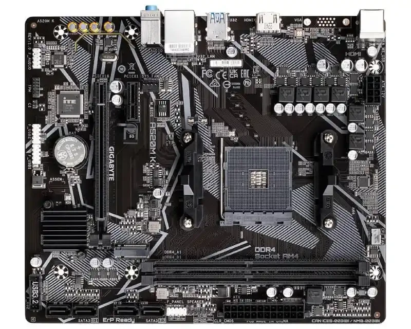 Matična ploča AM4 Gigabyte A520M K HDMI/M.2 slika 1