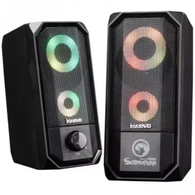 Zvučnici USB 2.1 Marvo SG235 snage 5W wufer + 2x3W (sateliti) i RGB osvetljenjem