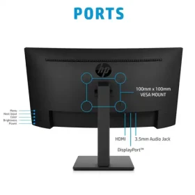 Monitor 27 HP X27qc Gaming 32H02AA 2560x1440/QHD/VA/165Hz/1ms/HDMI/DP
