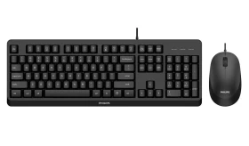 Tastatura + Miš Philips SPT6207BL crna