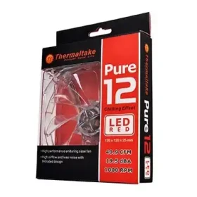 Case Cooler 120x120 Thermaltake Pure 12 LED Red