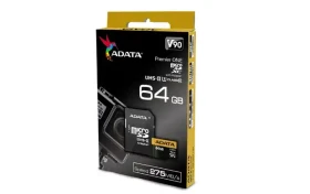 Micro SD Card 64GB AData + SD adapter AUSDX64GUII3CL10-CA1/ class 10/8K/4K