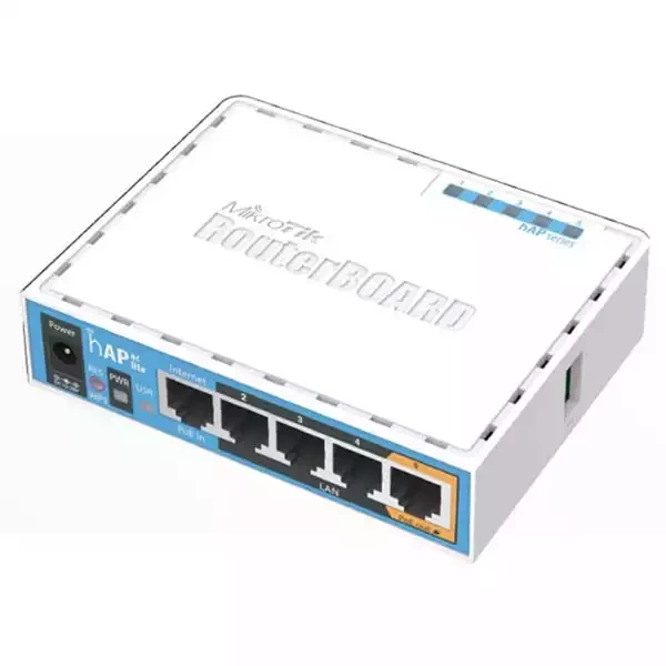MikroTik hAP ac lite WiFi & 3G / LTE AC750Mb/s High Power 200mW dual band 2.4 & 5GHz 802.11ac/a/b/g/ slika 1