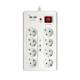 Produžni kabl sa 8 utičnica+2xUSB porta Commel C380-107