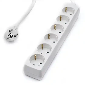 Produžni kabal sa 6 utičnica KETTZ 1.5mm2 KT-PK06A-1.5M 1.5m