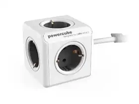 PowerCube Allocacoc (1300BL/DEEXPC) Extended 5xšuko 16A/230V Sivi