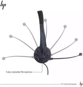 Slušalice sa mikrofonom HP USB Stereo T1A67AA