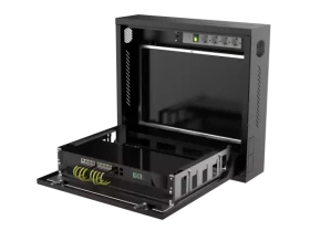 2U/19 rek orman nazidni za video nadzor Mirsan DVR02U580550200 580mmx200mmx550mm crni