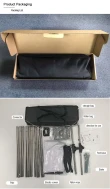Platno za projektor Zeus PTS01 rasklopivo dijagonala 250cm Wide mini 1