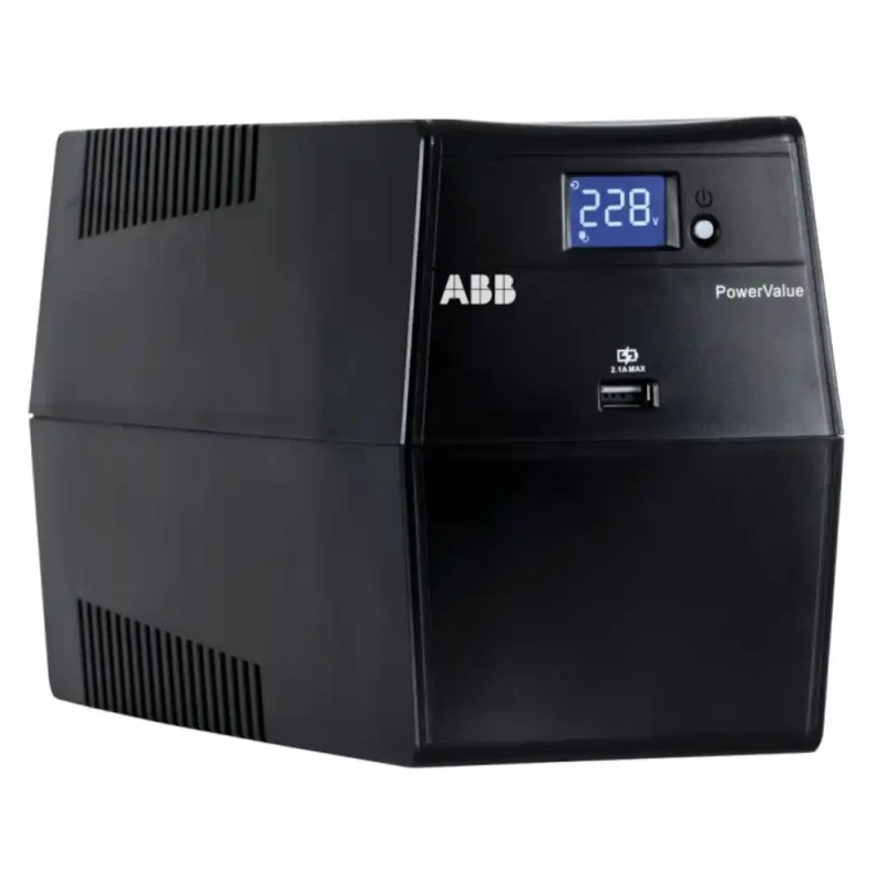 UPS ABB PowerValue 11LI Up 1000VA 600W/Simulated Sine Wave/6 x IEC 320 C13 USB i RS232 slika 1