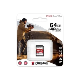 SD Card 64GB Kingston Canvas React Plus SDR2/64GB