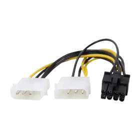 Kabl za napajanje VGA 8 pina na 2 x Molex Linkom