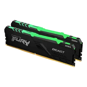 Memorija DDR4 16GB (2x8GB) 3600MHz Kingston Fury Beast RGB KF436C17BBAK2/16