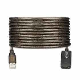 Kabl USB A - USB A M/F 2.0 produžni sa pojačivačem 10m E-Kettz