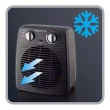 Električni kalorifer Rowenta SO2210 snaga 1000W/2000W mini 1