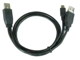 Kabl USB Gembird 2xUSB- USB-Mini 5 pin-a 1.8m M/M