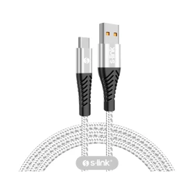 Kabl USB Tip C S-Link SL-STM55T 1m Srebrni