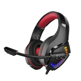 Slušalice sa mikrofonom XTRIKE GH711 crveno/crne sa RGB osvetljenjem