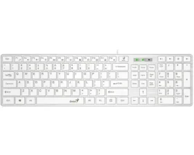 Tastatura Genius SlimStar 126 USB YU Bela