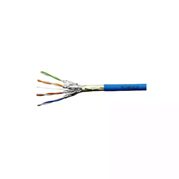 FTP cable CAT 6A F/FTP - 500 Mhz, 4x2xAWG-23, LSOH plavi Schrack HSEKP423HA slika 1