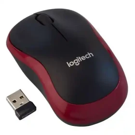 Bežični miš Logitech M185 1000dpi, crveni  optički
