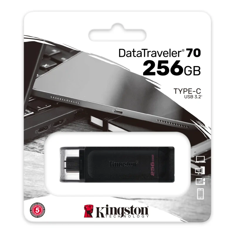 USB Flash 256GB Kingston DT70 Type C slika 1