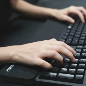 Jastuk za tastaturu Fantech AC410L crna